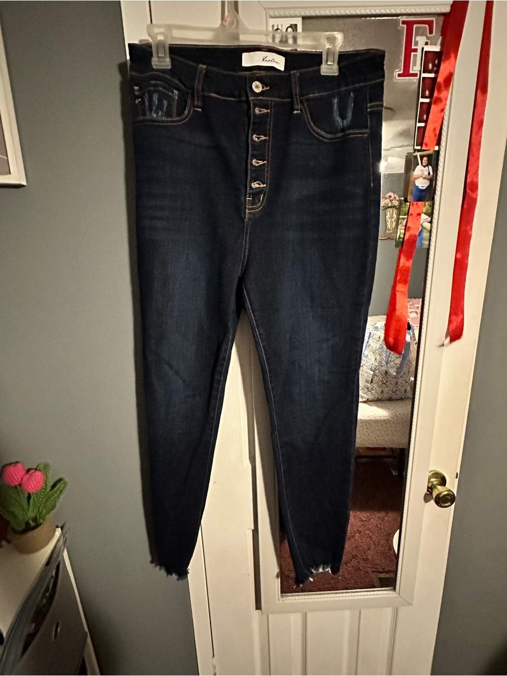 KanCan Dark Blue High-Rise Women’s Jeans